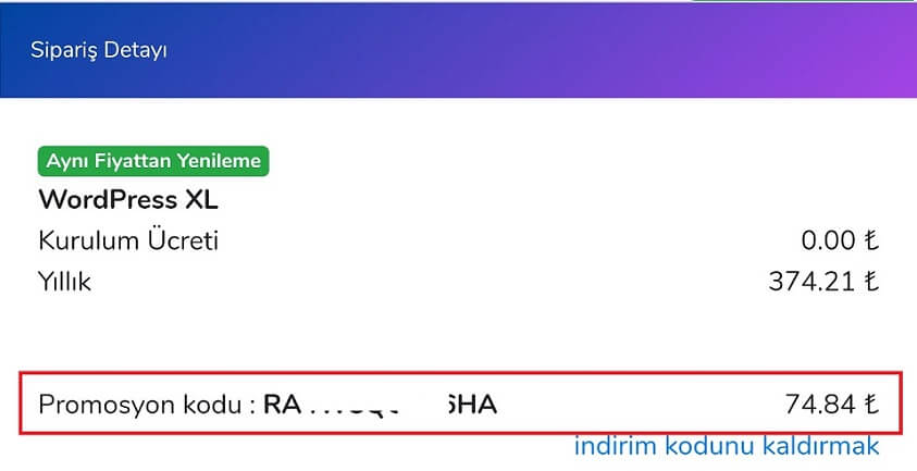 cenuta wordpress hosting yuzde 20 indirim kodu